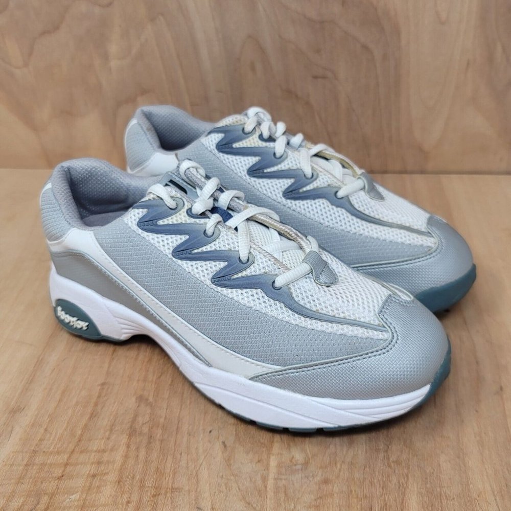 FOOTJOY ECOMFORT Womens Golf Shoes‎ Size 6.5 M Grey/White Soft Spike 98767